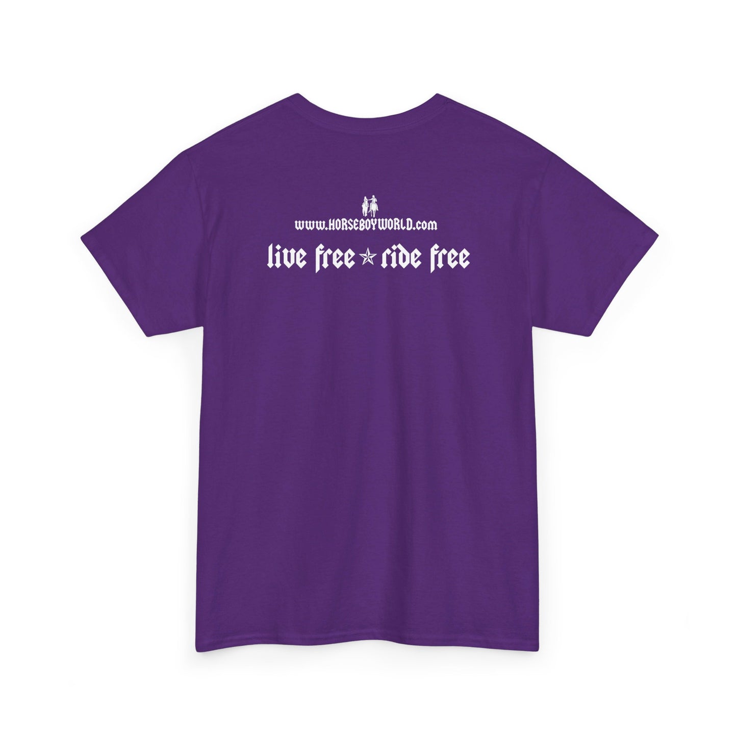EU Printer - Horse Boy - Unisex Heavy Cotton Tee