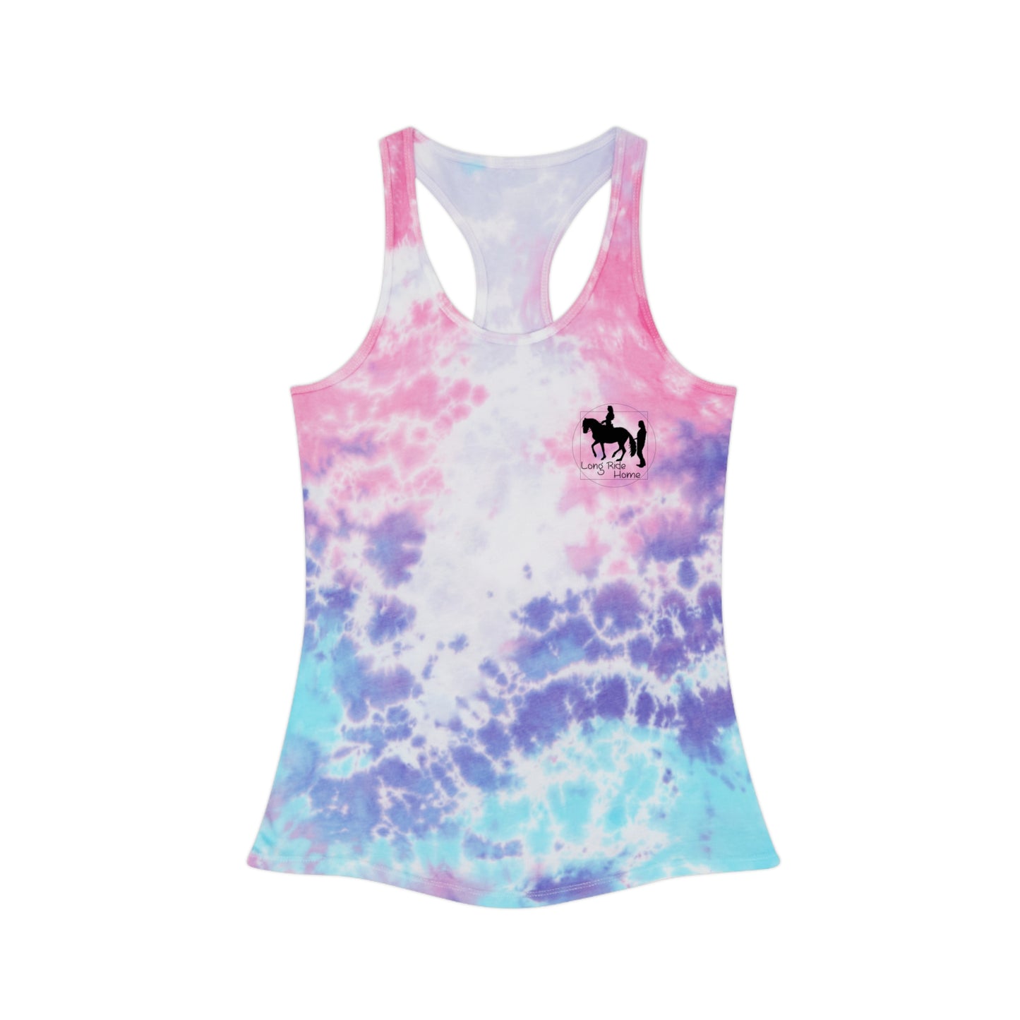 Long Ride Home - Tie Dye Racerback Tank Top