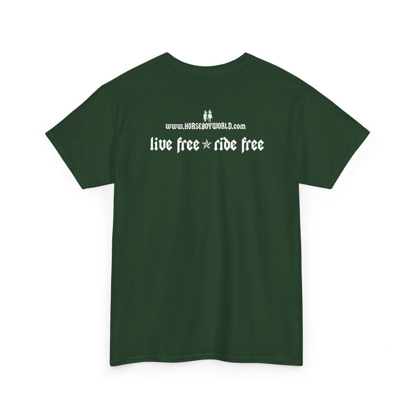 EU Printer - Horse Boy - Unisex Heavy Cotton Tee