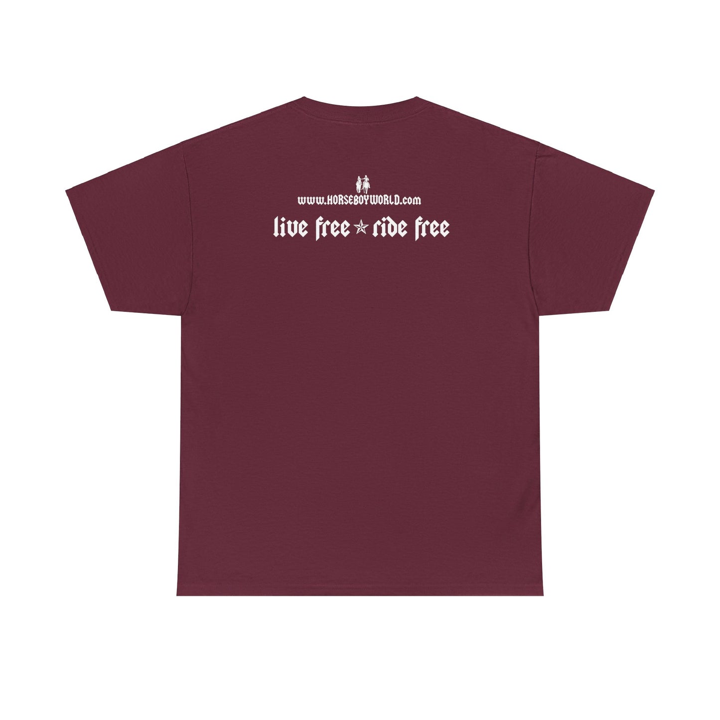 EU Printer - Horse Boy - Unisex Heavy Cotton Tee