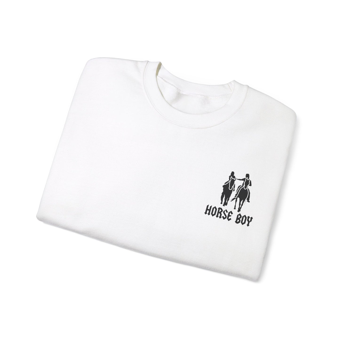 Horse Boy Logo Small - Unisex Heavy Blend™ Crewneck Sweatshirt