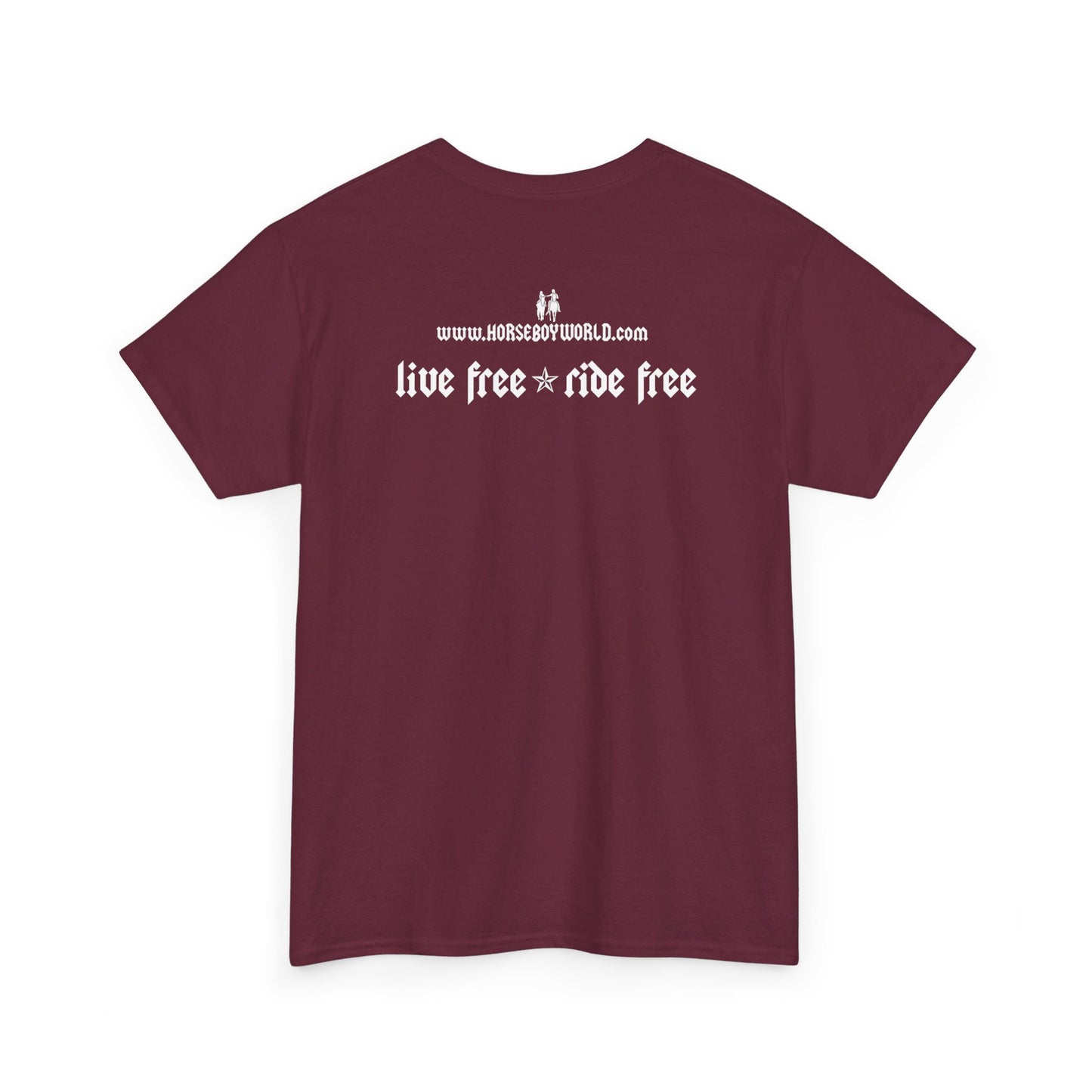 EU Printer - Horse Boy - Unisex Heavy Cotton Tee