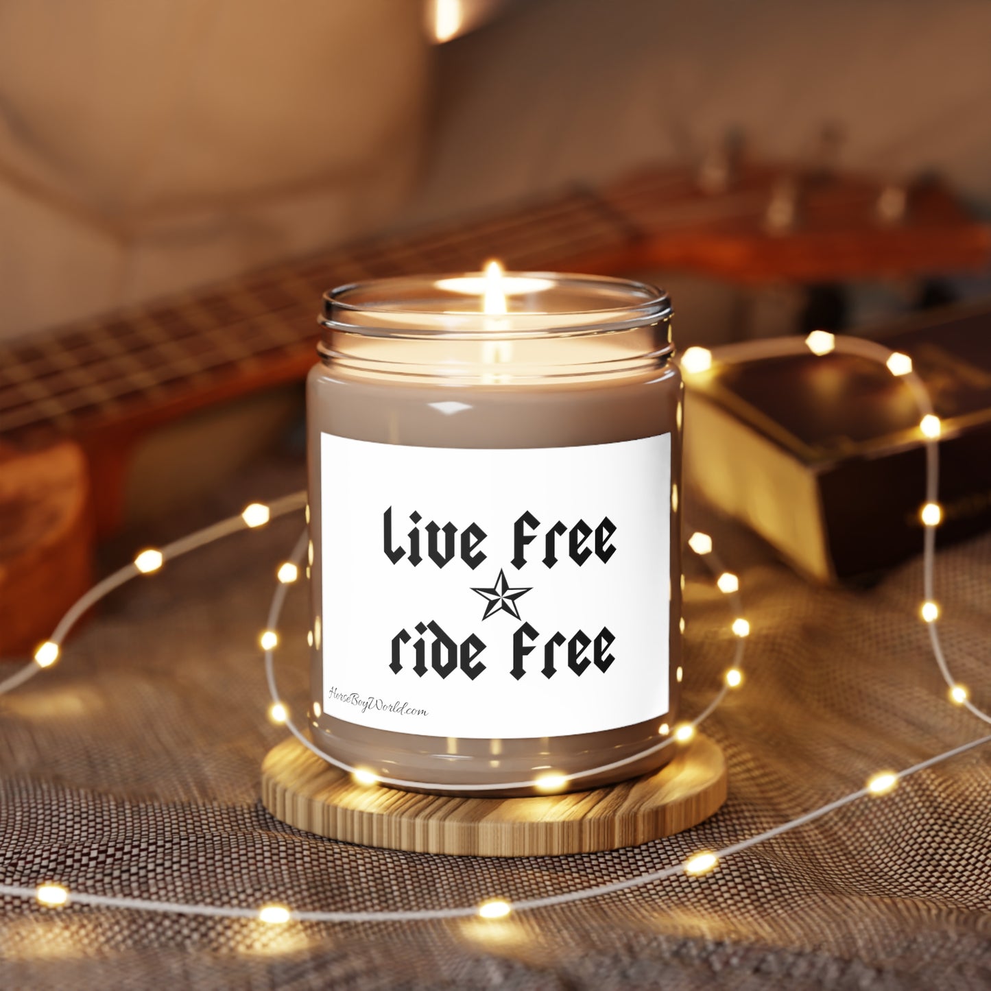 Live Free Ride Free - Scented & unscented Candles, 9oz