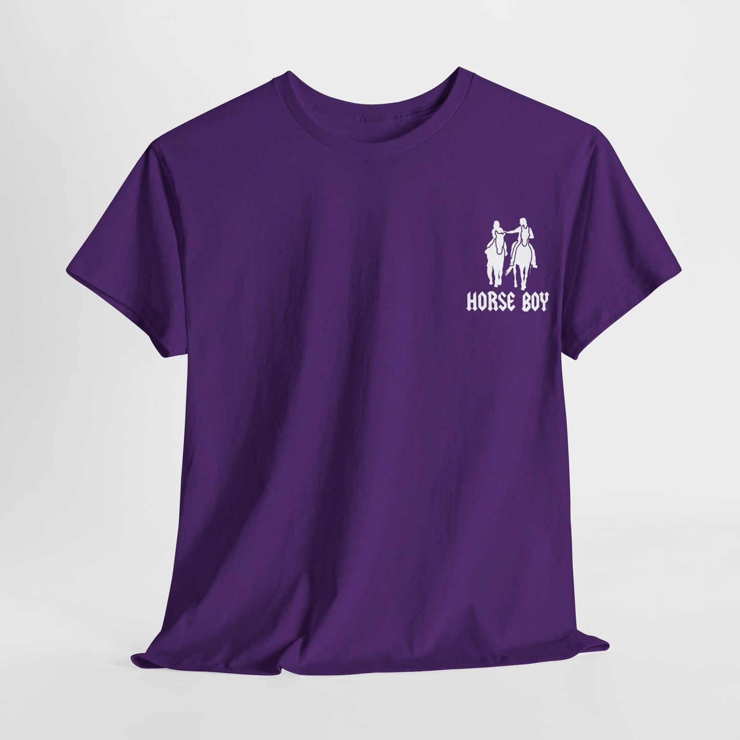 EU Printer - Horse Boy - Unisex Heavy Cotton Tee