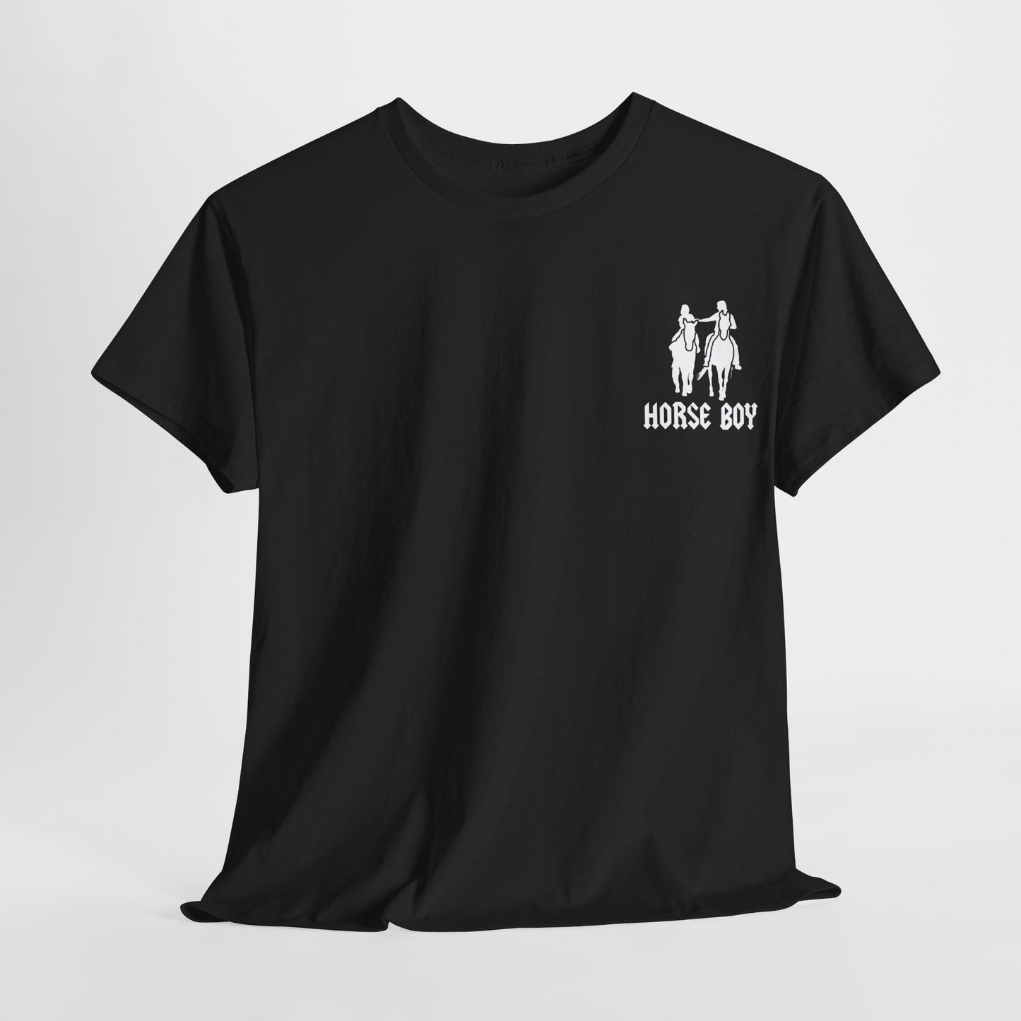 EU Printer - Horse Boy - Unisex Heavy Cotton Tee