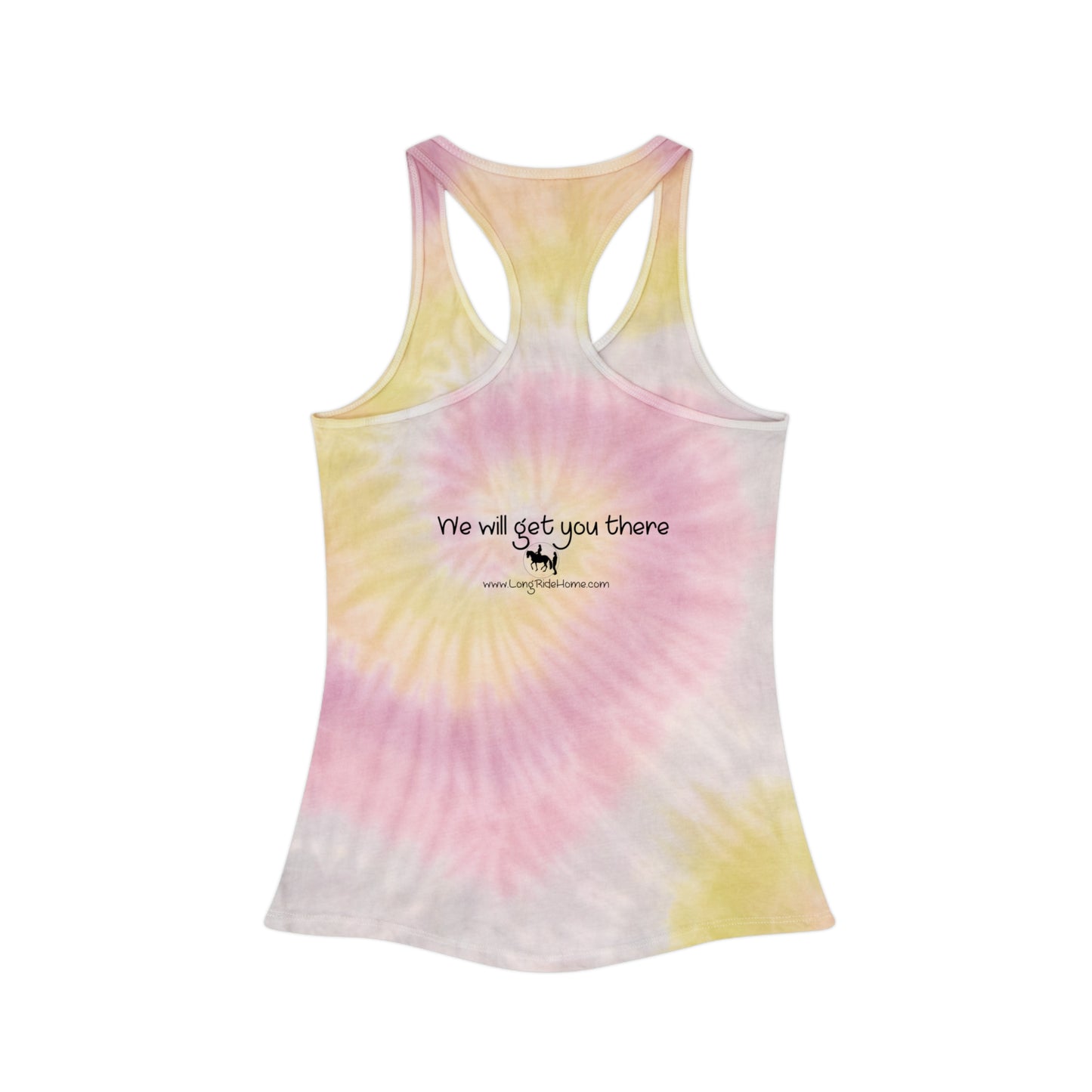 Long Ride Home - Tie Dye Racerback Tank Top
