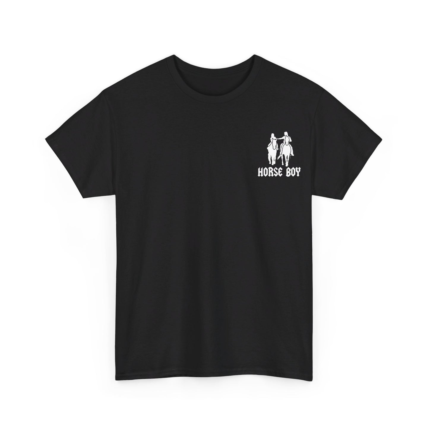 EU Printer - Horse Boy - Unisex Heavy Cotton Tee