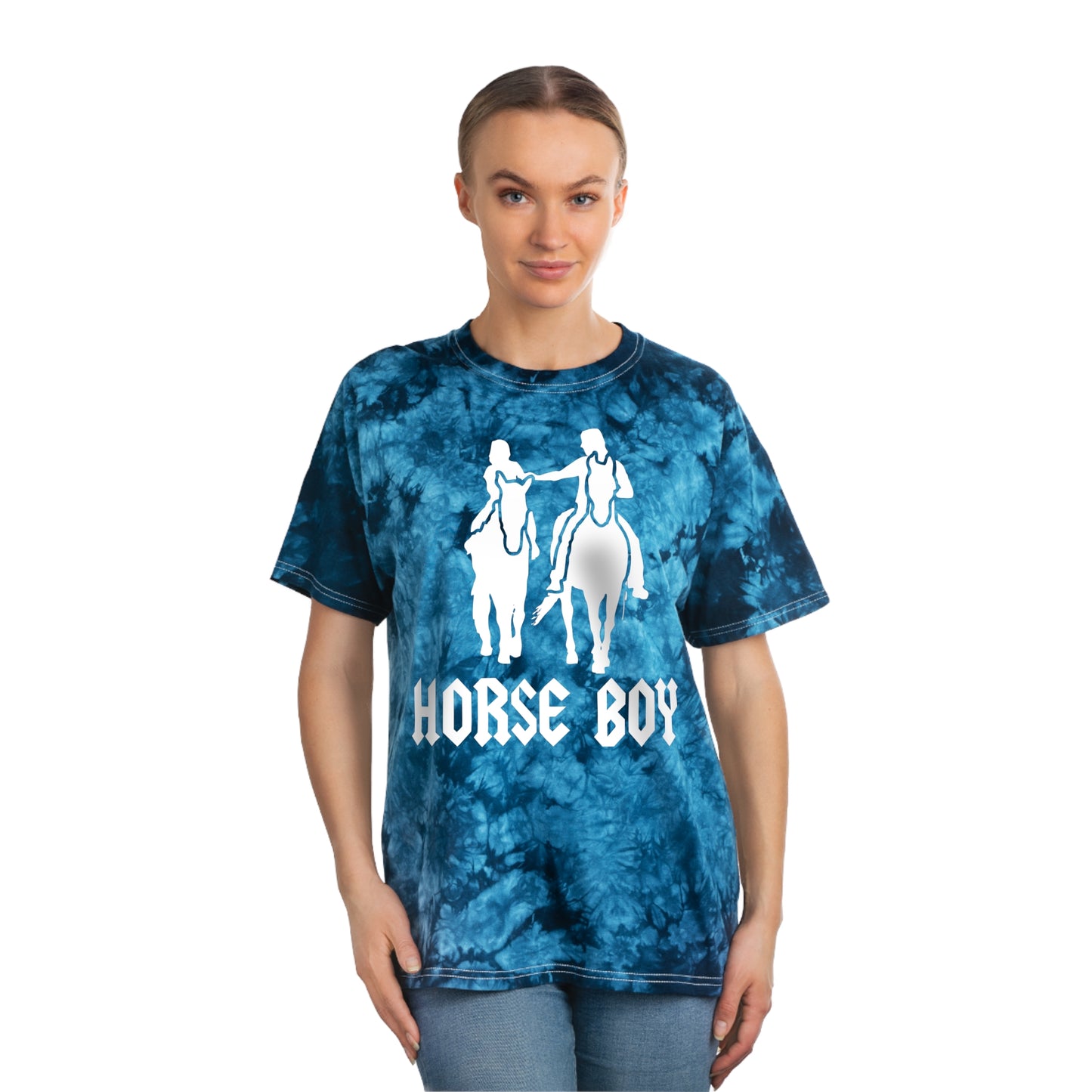Horse Boy - Tie-Dye Tee, Crystal