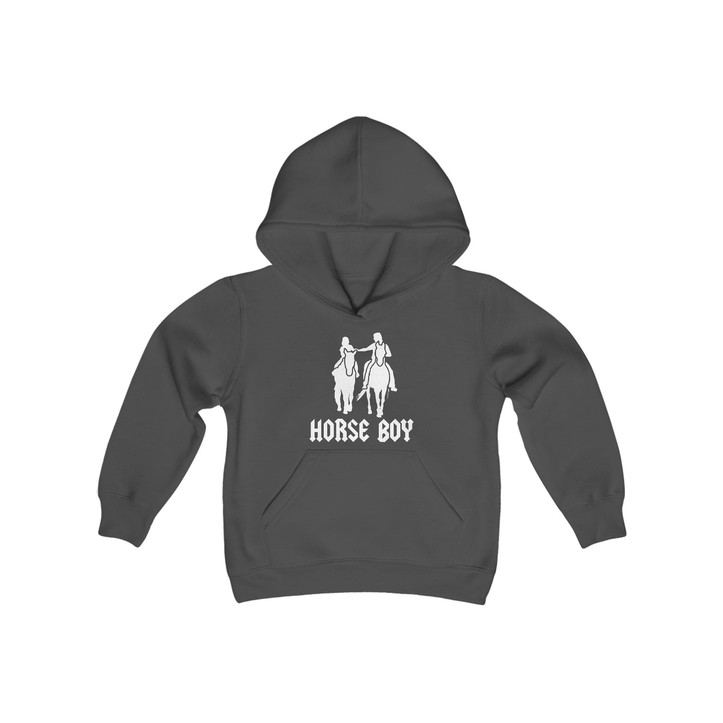 Horse Boy - Youth Heavy Blend Hooded Sweatshirt