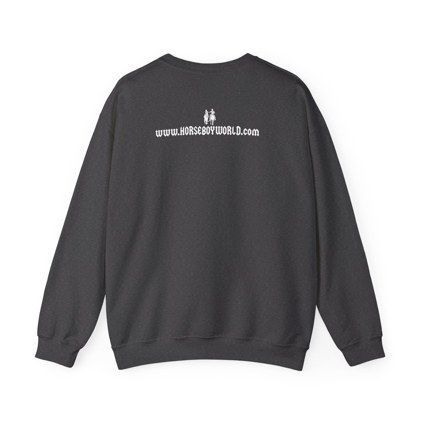 Live Free Ride Free - Light Letters - Unisex Heavy Blend™ Crewneck Sweatshirt