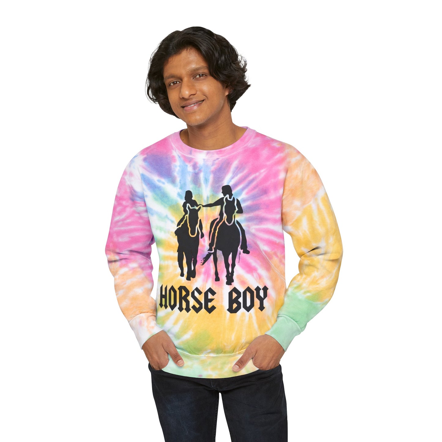 Horse Boy Tie Dye - Unisex Sweatshirt