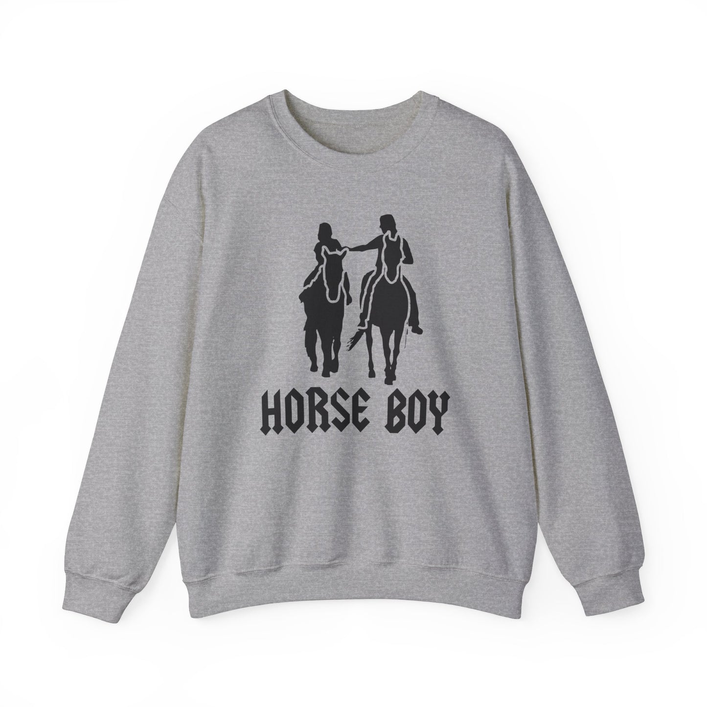Horse Boy Logo Dark - Unisex Heavy Blend™ Crewneck Sweatshirt