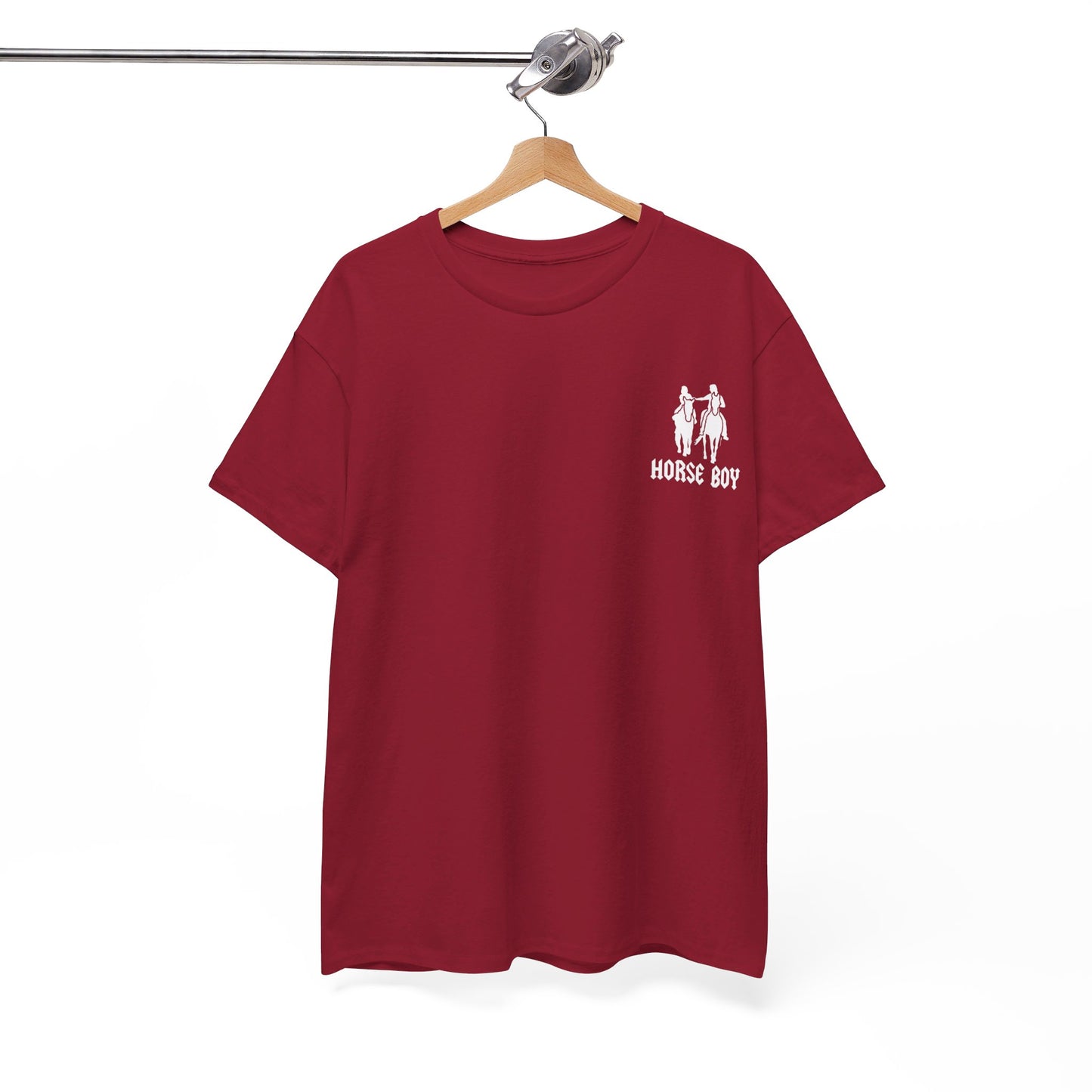 EU Printer - Horse Boy - Unisex Heavy Cotton Tee