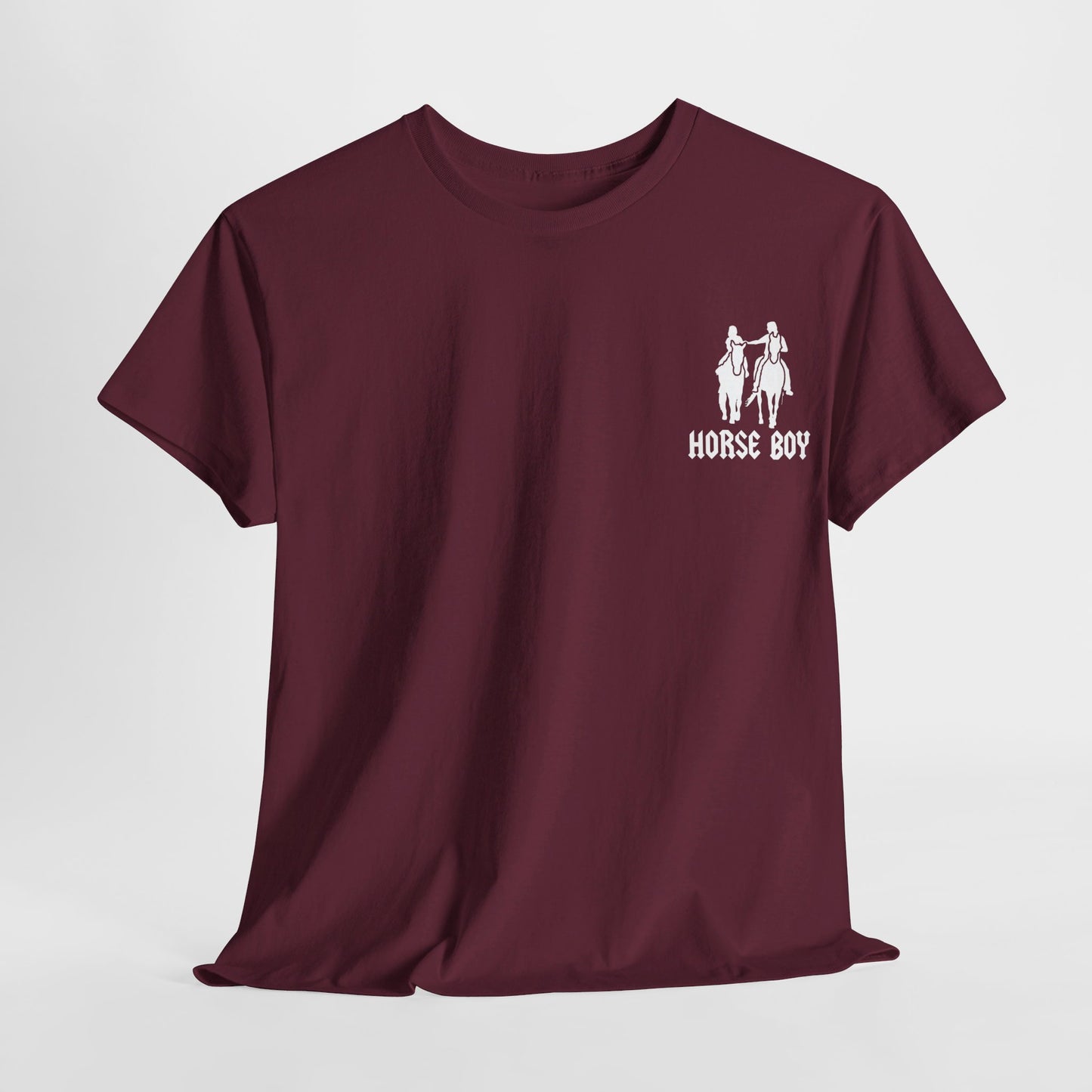 EU Printer - Horse Boy - Unisex Heavy Cotton Tee