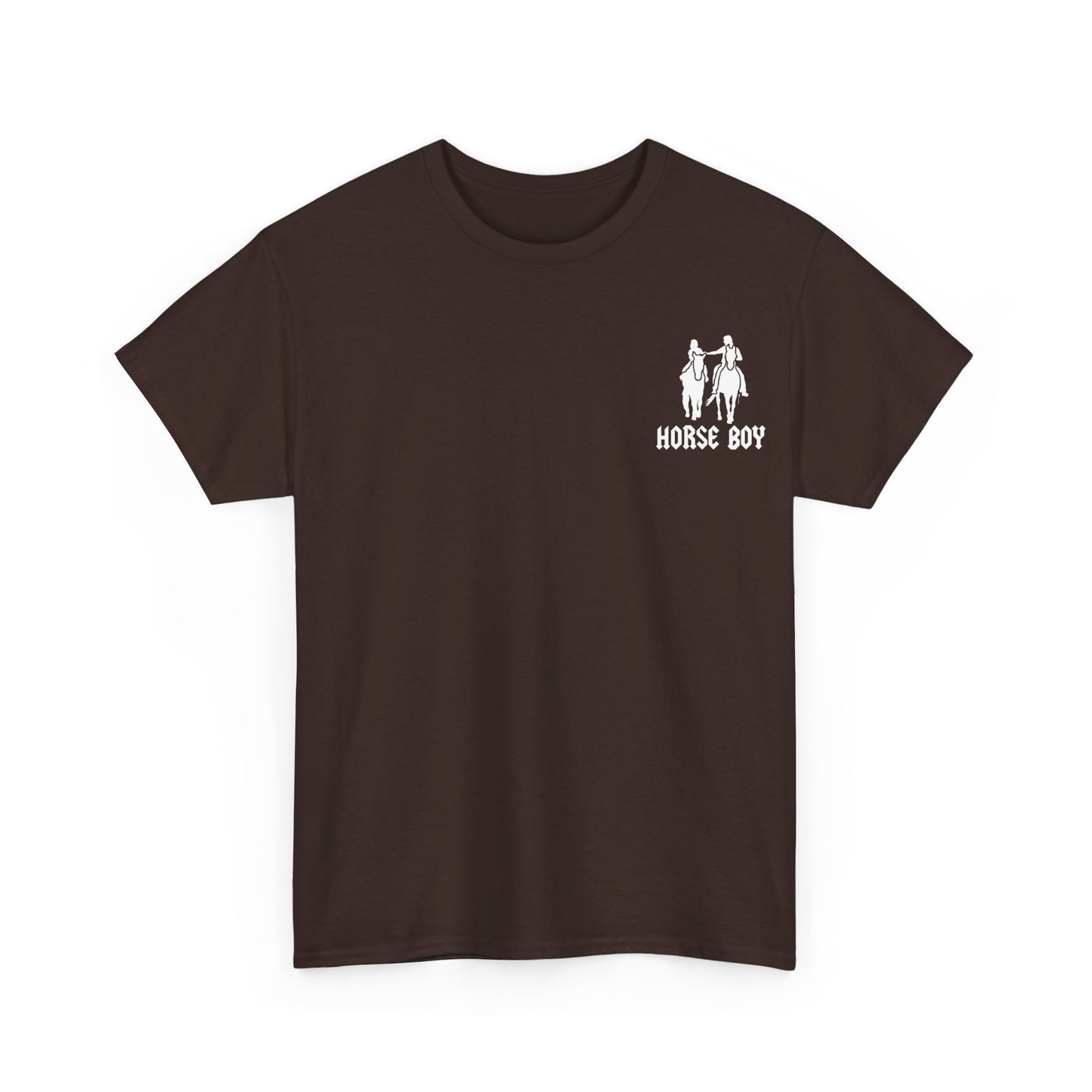 EU Printer - Horse Boy - Unisex Heavy Cotton Tee