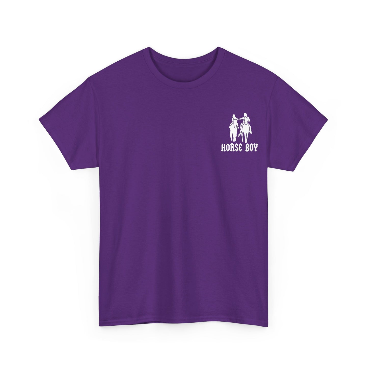 EU Printer - Horse Boy - Unisex Heavy Cotton Tee