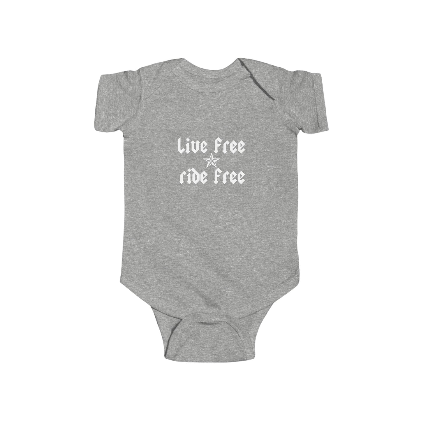 Live Free Ride Free - Infant Fine Jersey Bodysuit