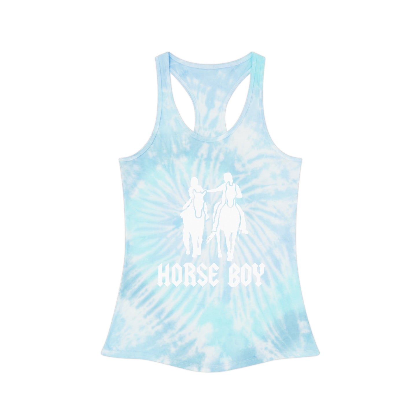 Horse Boy - Tie Dye Racerback Tank Top