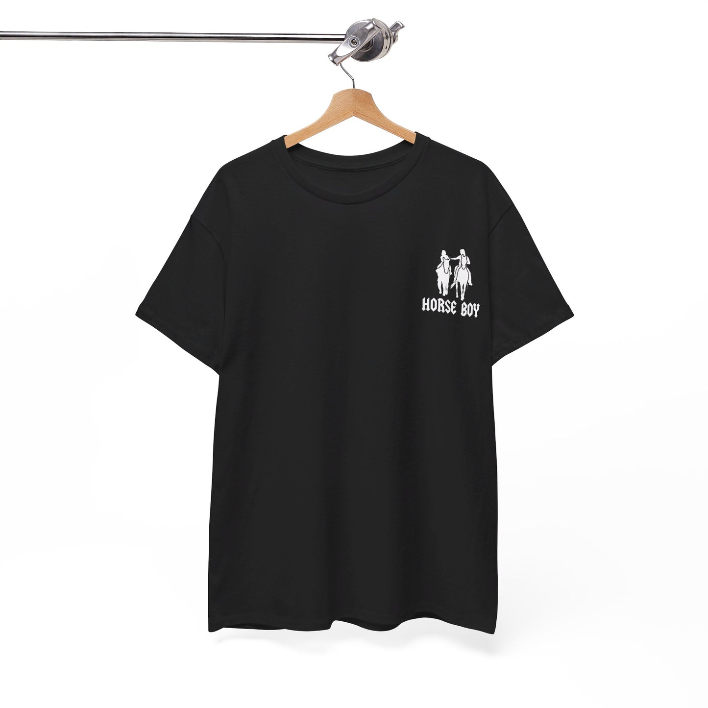 EU Printer - Horse Boy - Unisex Heavy Cotton Tee