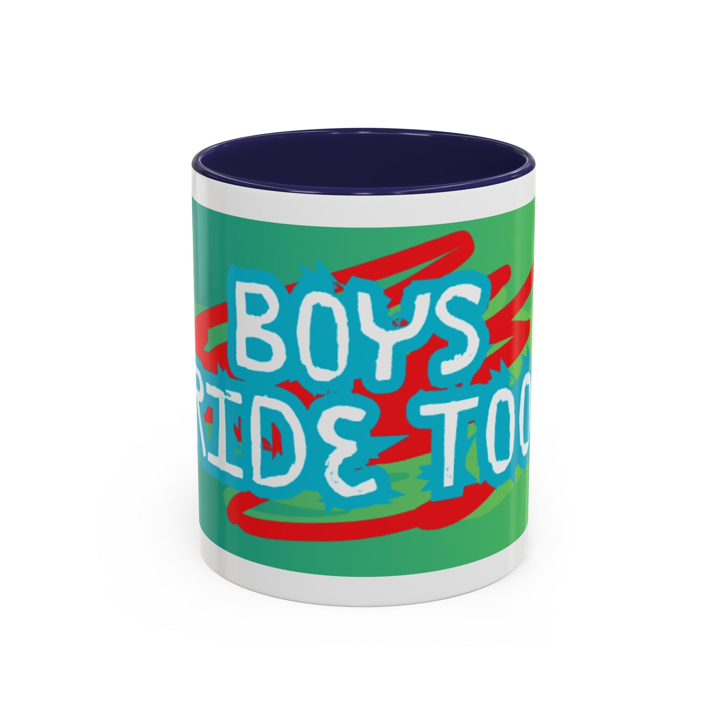 Boys Ride Too - US - Coffee Mug (11, 15oz)
