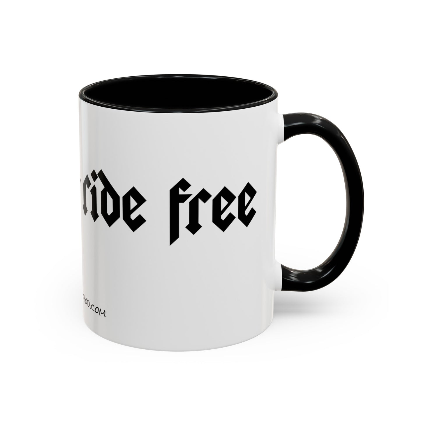 US - Live Free Ride Free - Accent Coffee Mug, 11oz