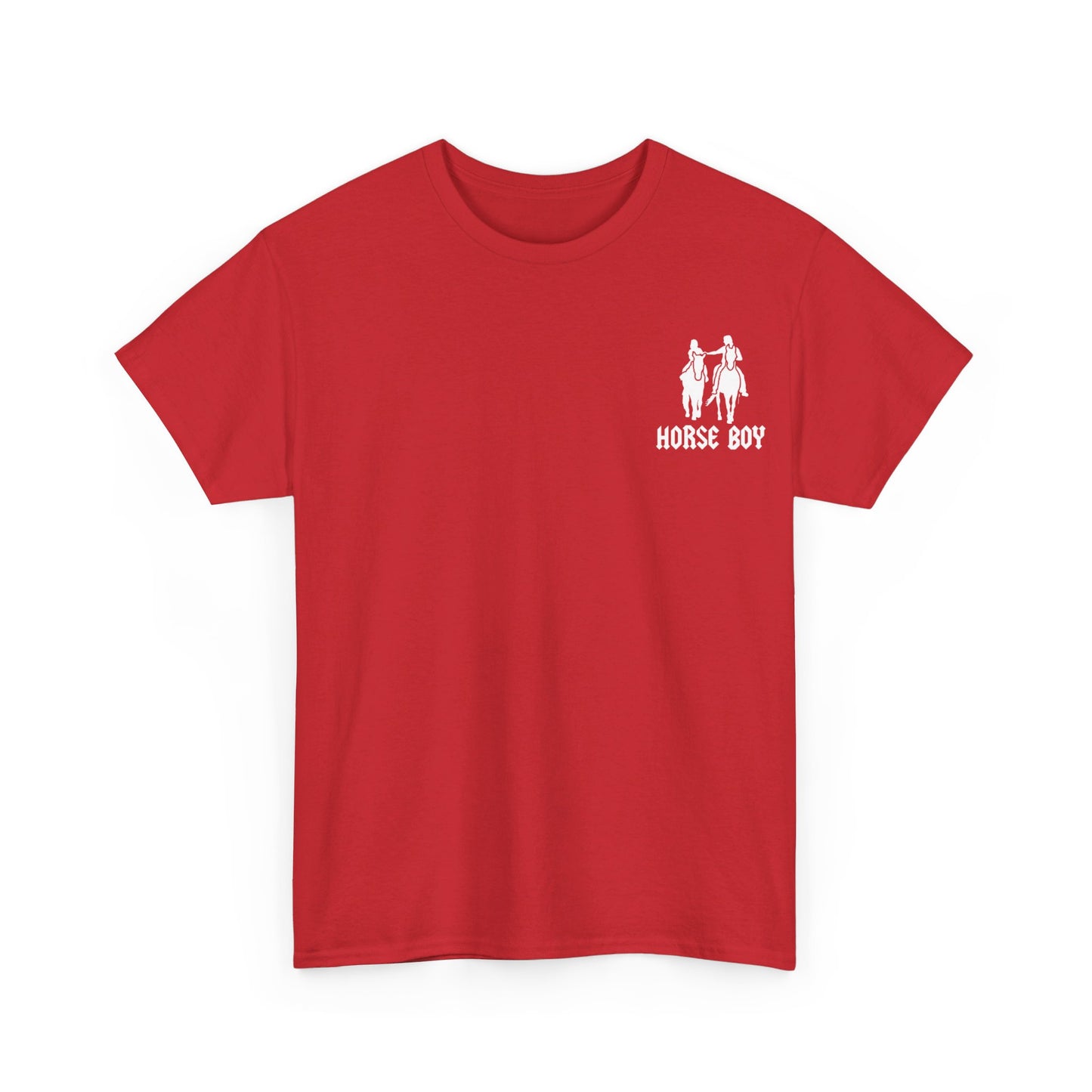 EU Printer - Horse Boy - Unisex Heavy Cotton Tee