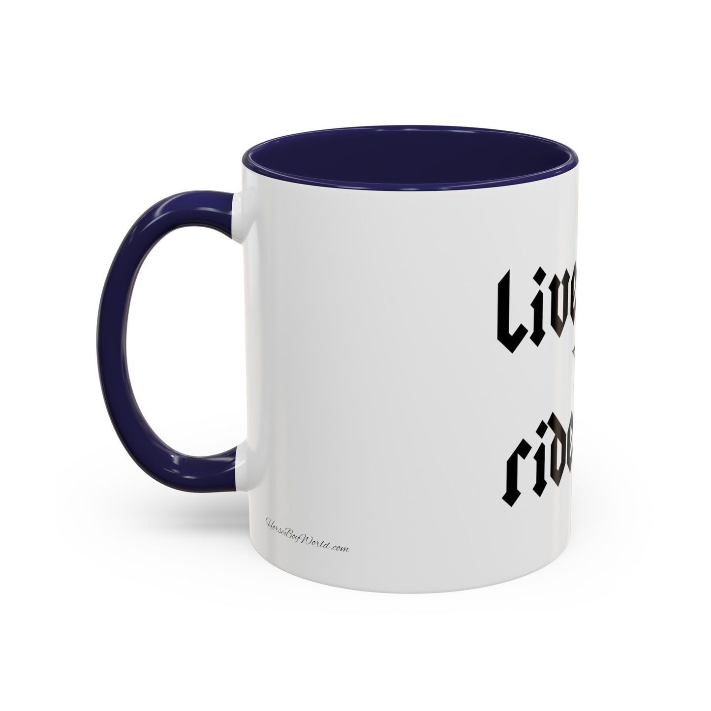 Live Free Ride Free - Accent Coffee Mug (11, 15oz)