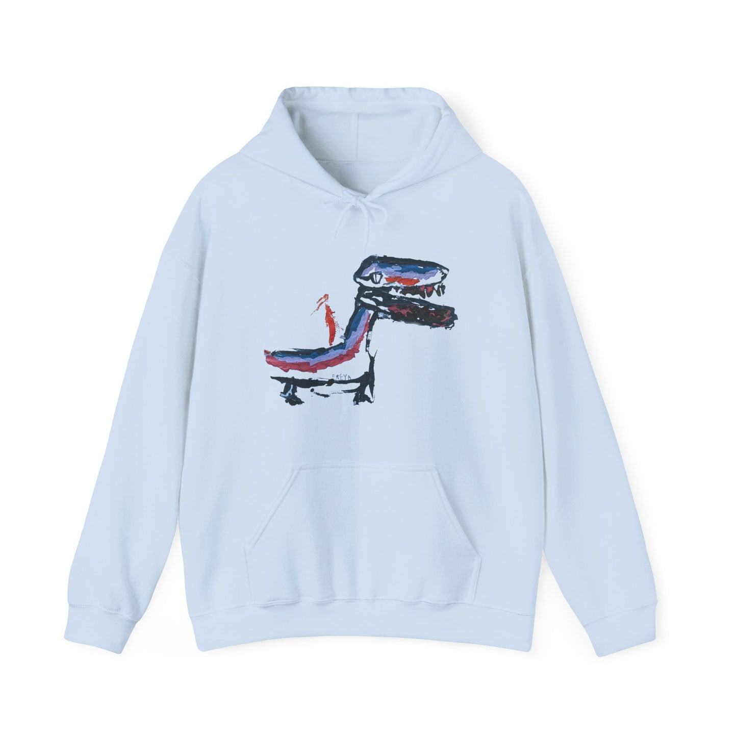 Dragon Rider - Designed by Freya age 5 - Unisex Heavy Blend™ Hooded Sweatshirt