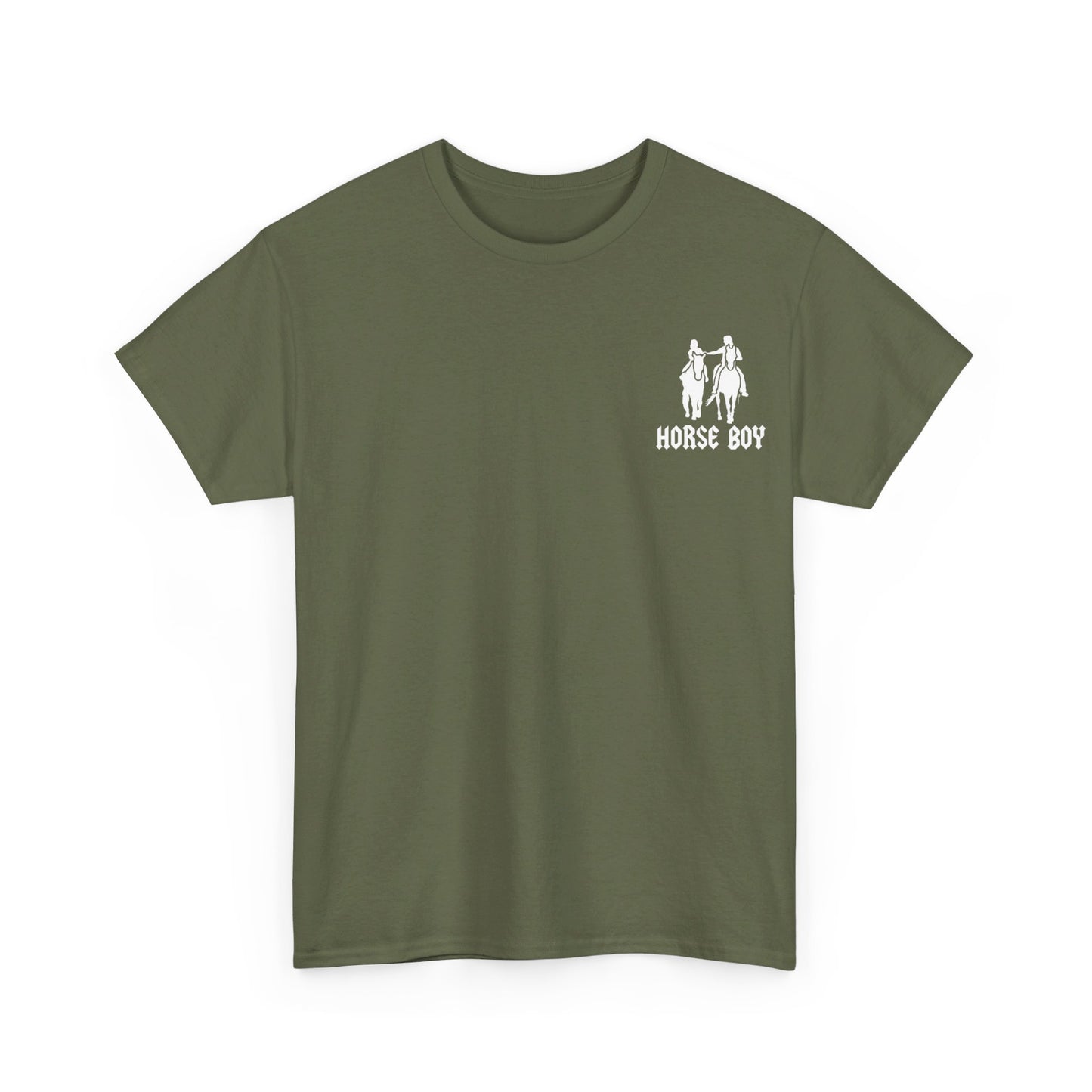 EU Printer - Horse Boy - Unisex Heavy Cotton Tee