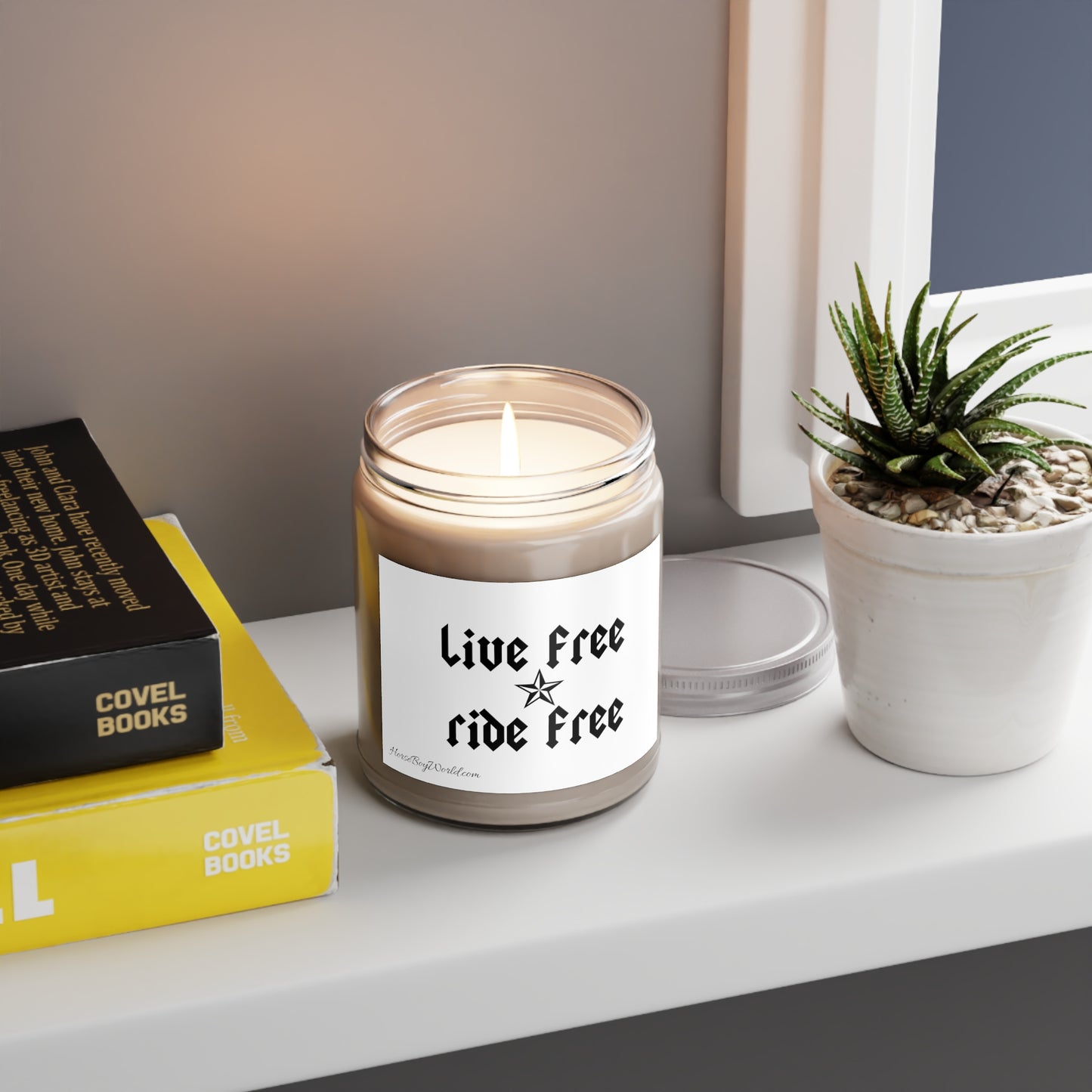 Live Free Ride Free - Scented & unscented Candles, 9oz