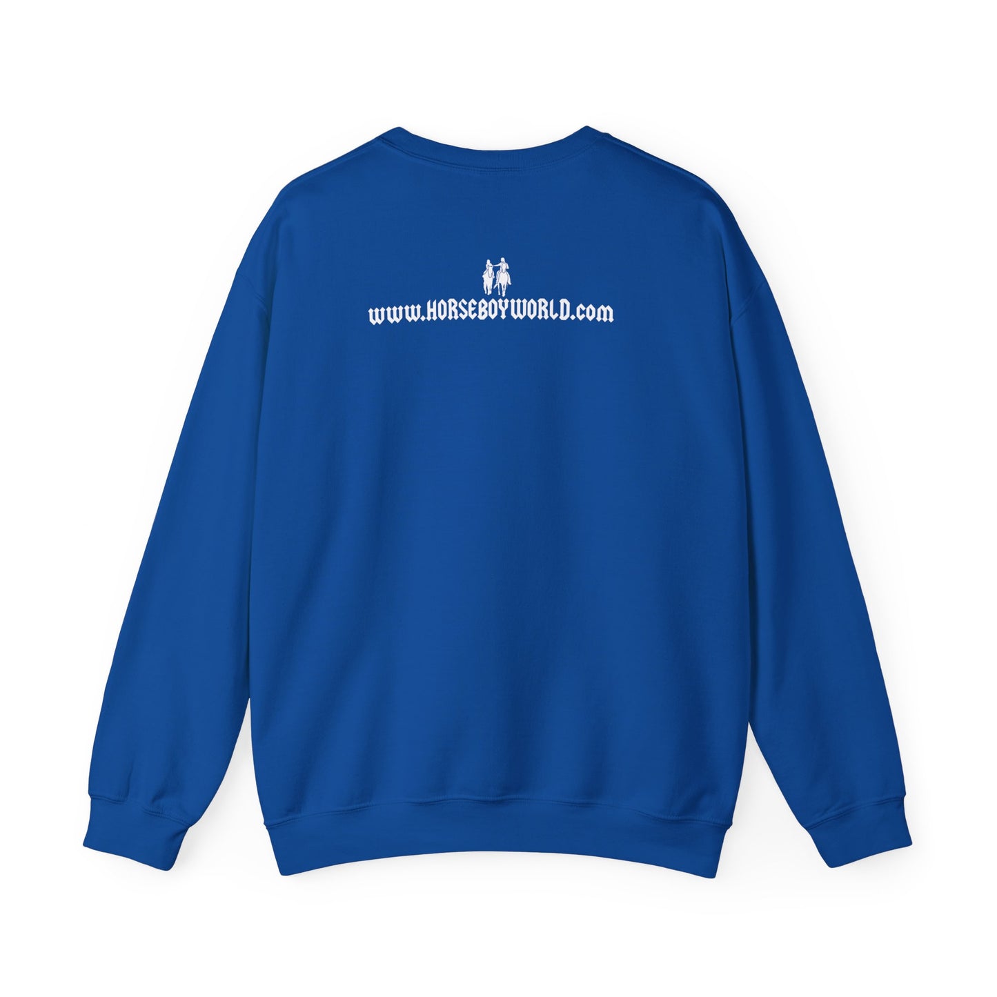 Live Free Ride Free - Light Letters - Unisex Heavy Blend™ Crewneck Sweatshirt