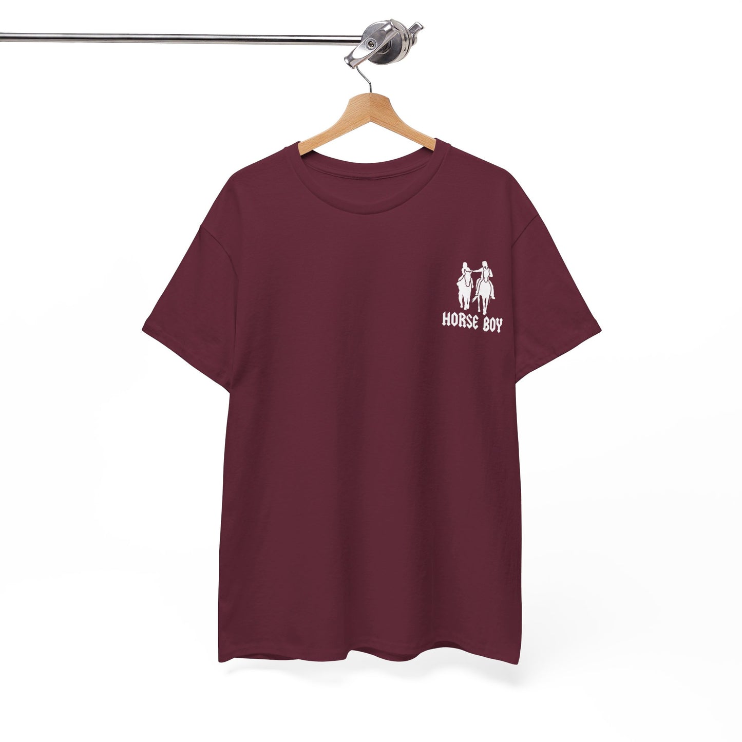 EU Printer - Horse Boy - Unisex Heavy Cotton Tee