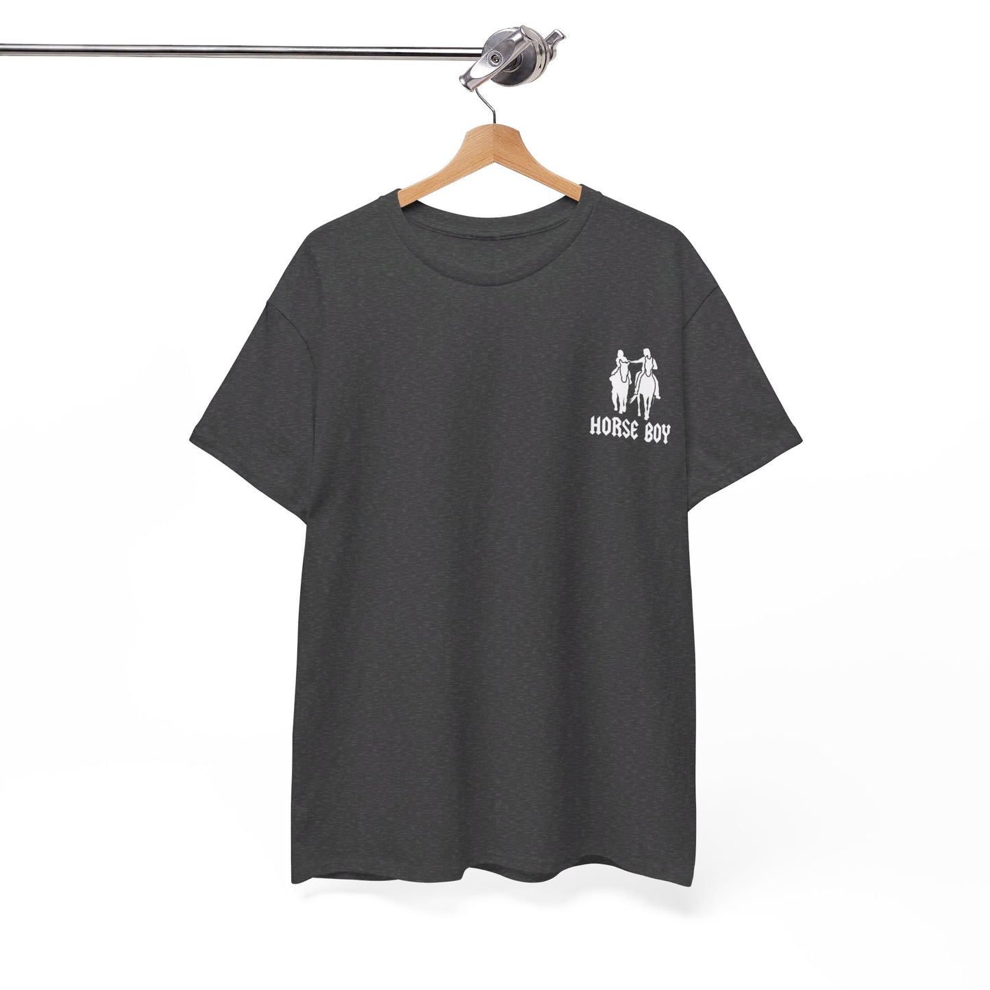 EU Printer - Horse Boy - Unisex Heavy Cotton Tee
