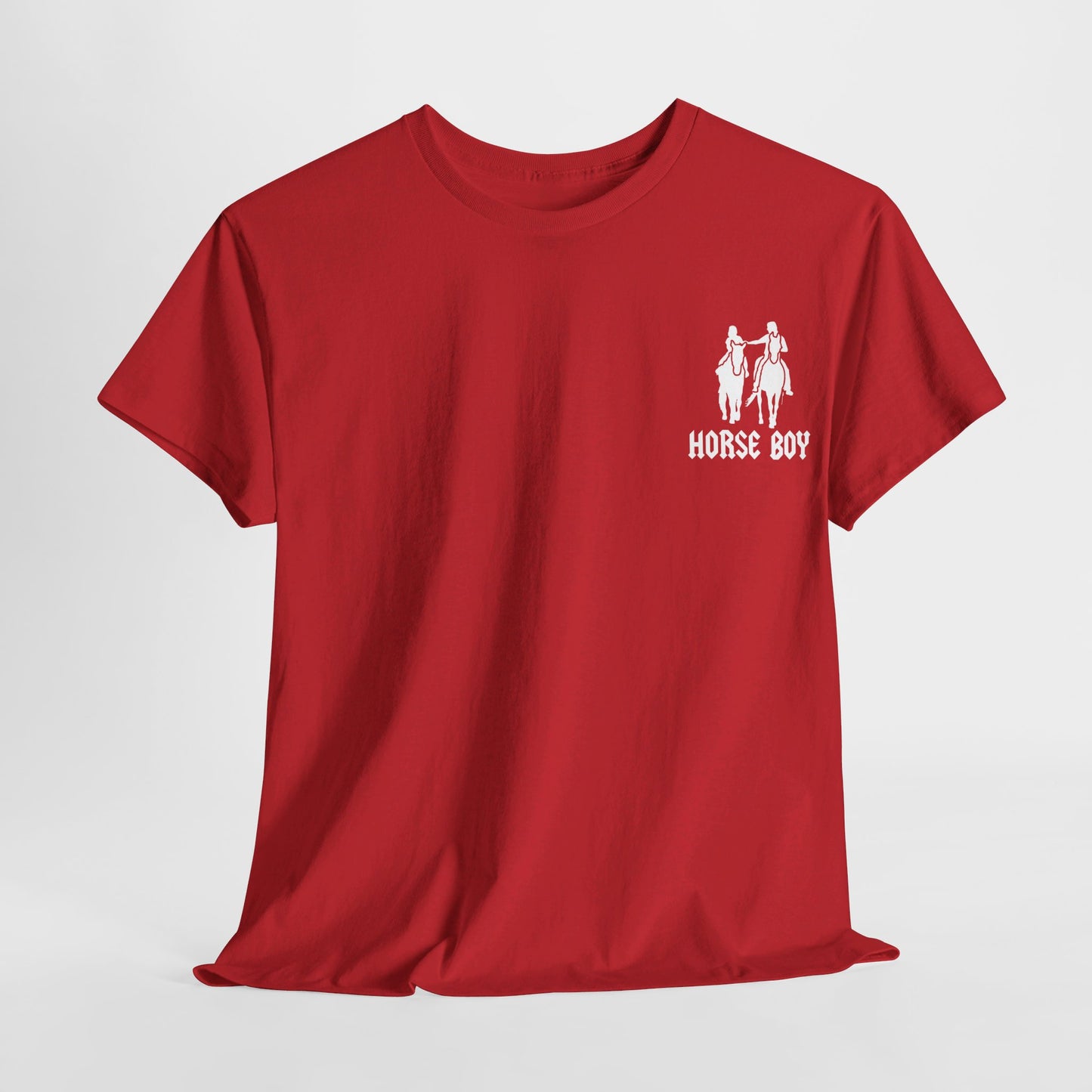 EU Printer - Horse Boy - Unisex Heavy Cotton Tee