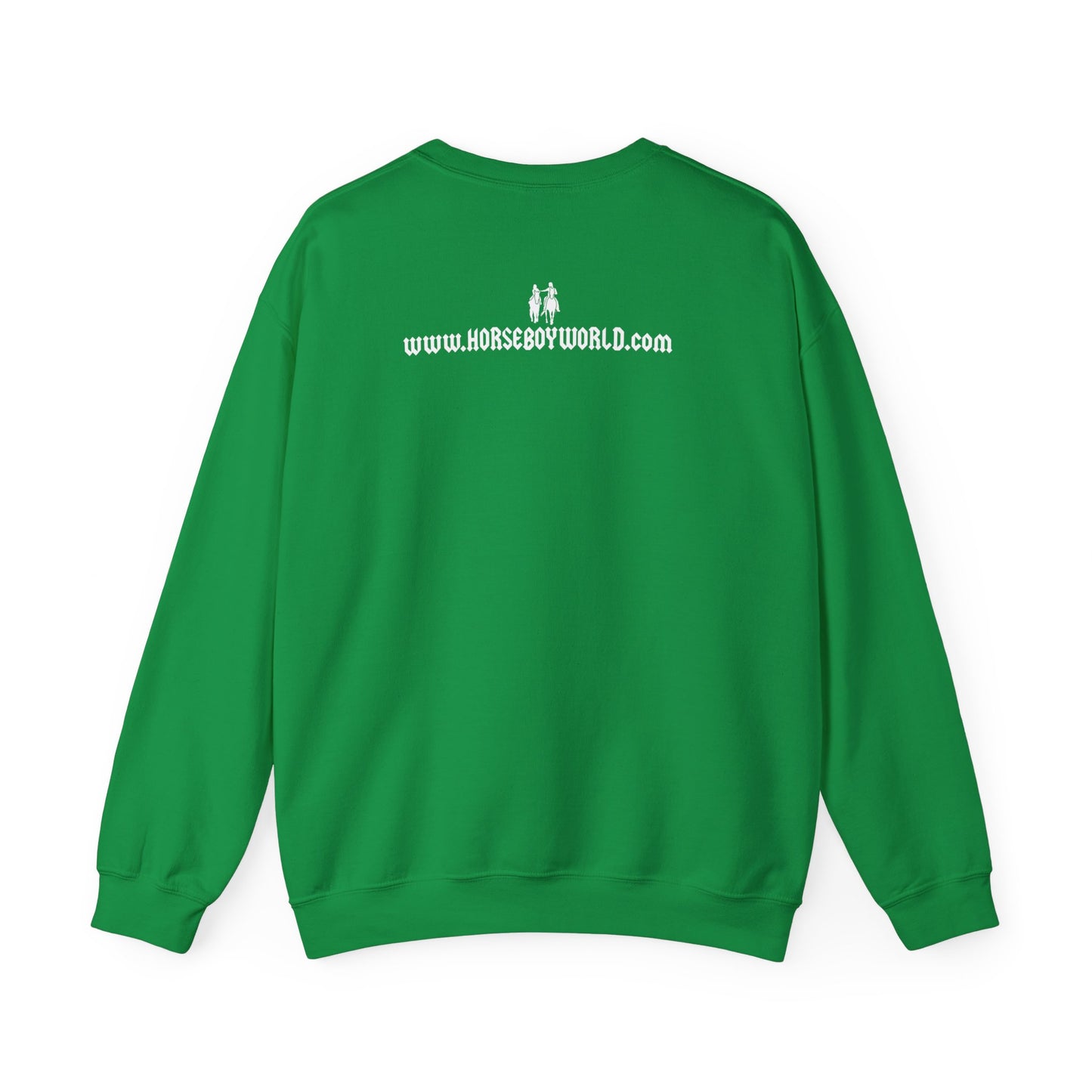 Live Free Ride Free - Light Letters - Unisex Heavy Blend™ Crewneck Sweatshirt