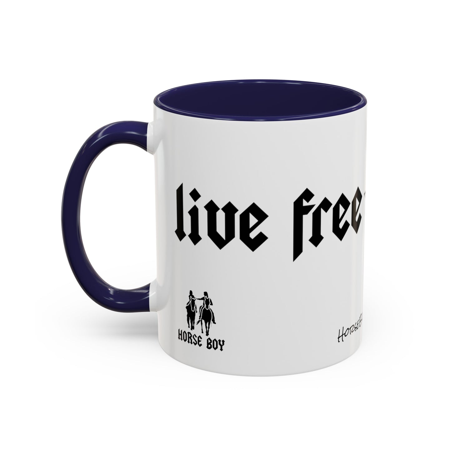 US - Live Free Ride Free - Accent Coffee Mug, 11oz