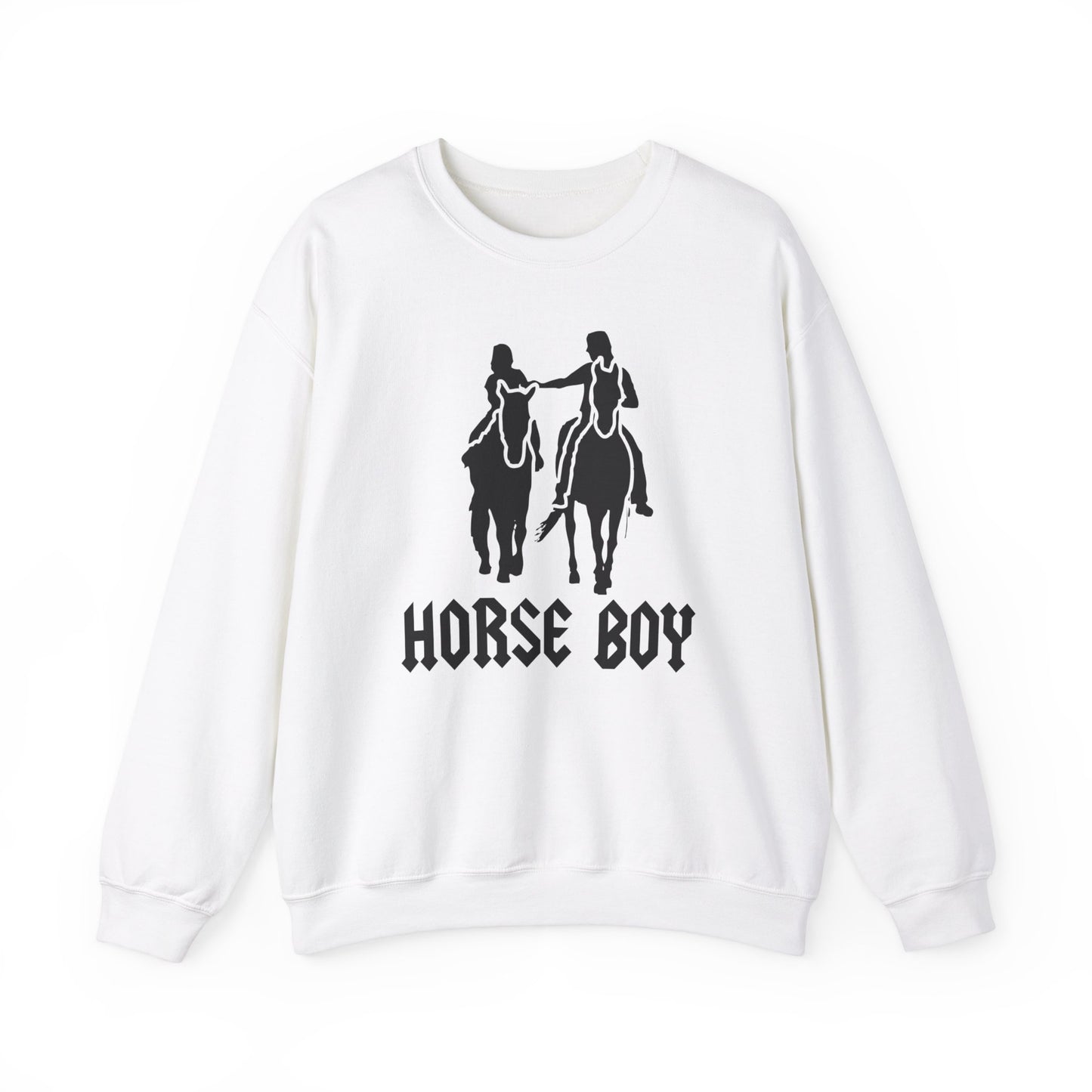 Horse Boy Logo Dark - Unisex Heavy Blend™ Crewneck Sweatshirt