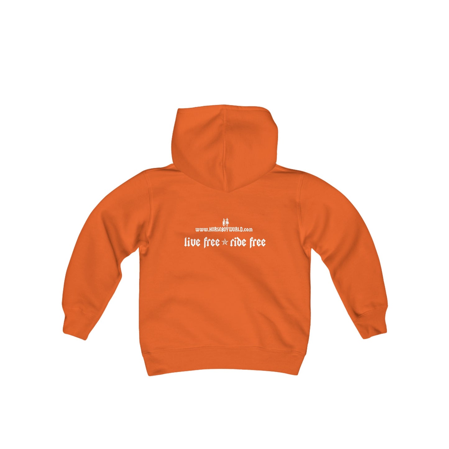 Live Free Ride Free - Youth Heavy Blend Hooded Sweatshirt