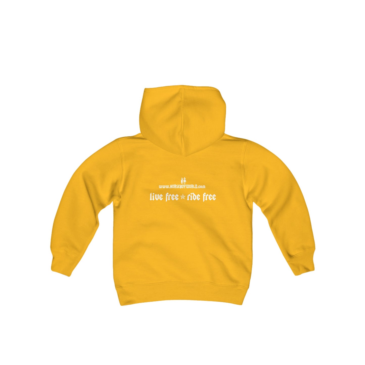 Live Free Ride Free - Youth Heavy Blend Hooded Sweatshirt