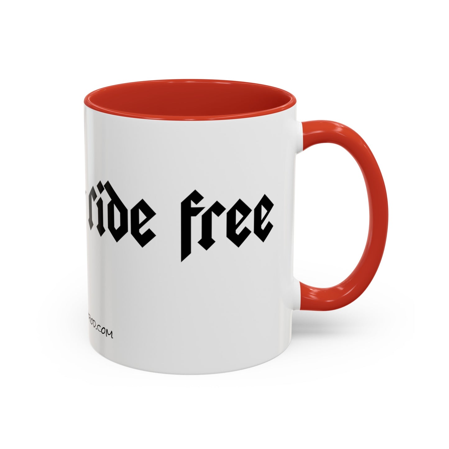 US - Live Free Ride Free - Accent Coffee Mug, 11oz