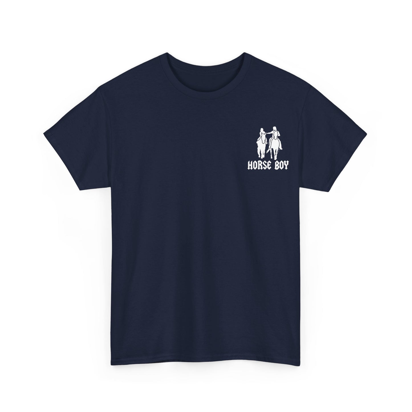 EU Printer - Horse Boy - Unisex Heavy Cotton Tee