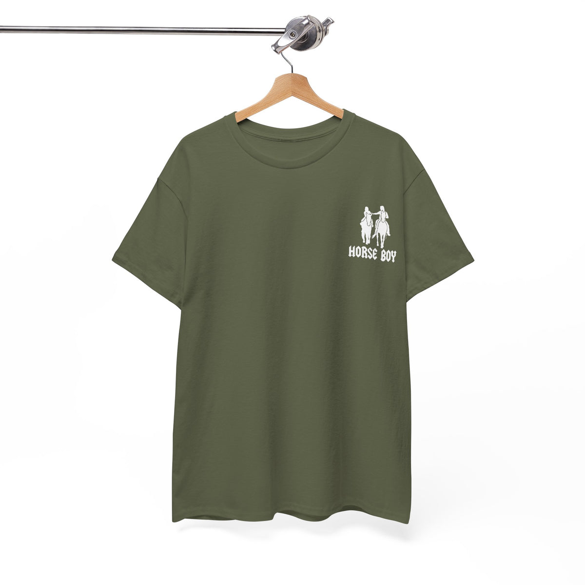 EU Printer - Horse Boy - Unisex Heavy Cotton Tee