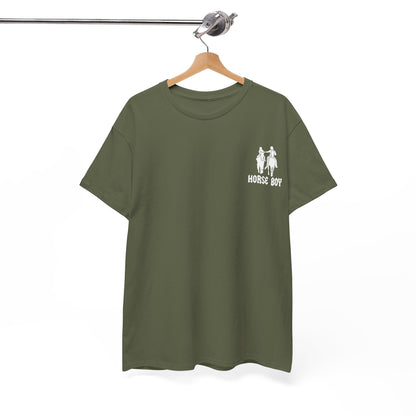 EU Printer - Horse Boy - Unisex Heavy Cotton Tee
