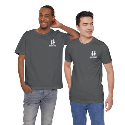 Horse Boy Small White Logo T-Shirt