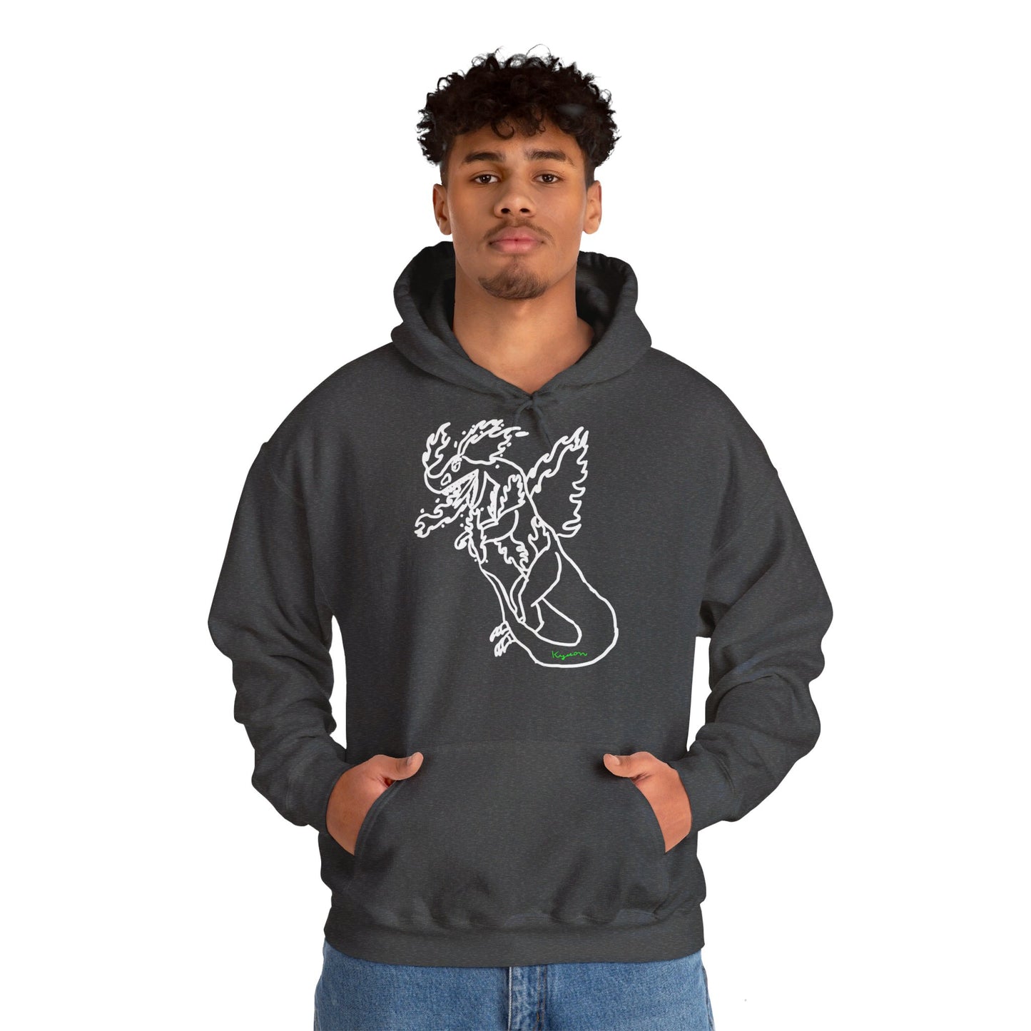 EU printer - Fireblizzard - Unisex Heavy Blend™ Hooded Sweatshirt