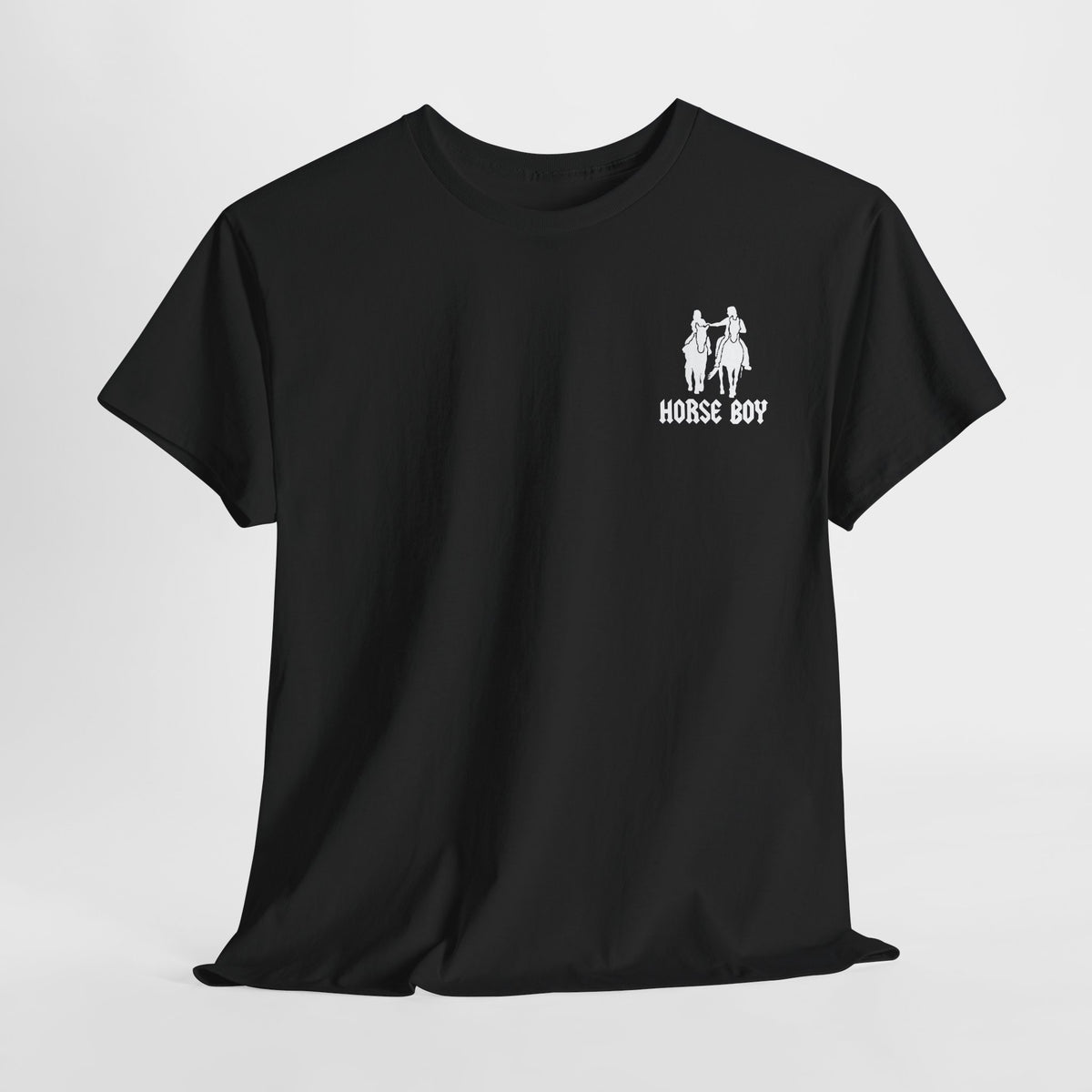 EU Printer - Horse Boy - Unisex Heavy Cotton Tee