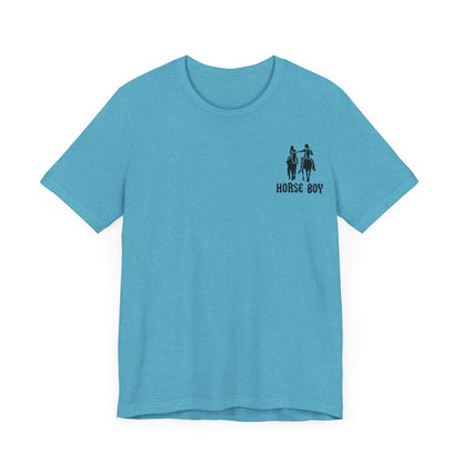Horse Boy - Live Free Ride Free - Light colors -  Unisex Jersey Short Sleeve Tee