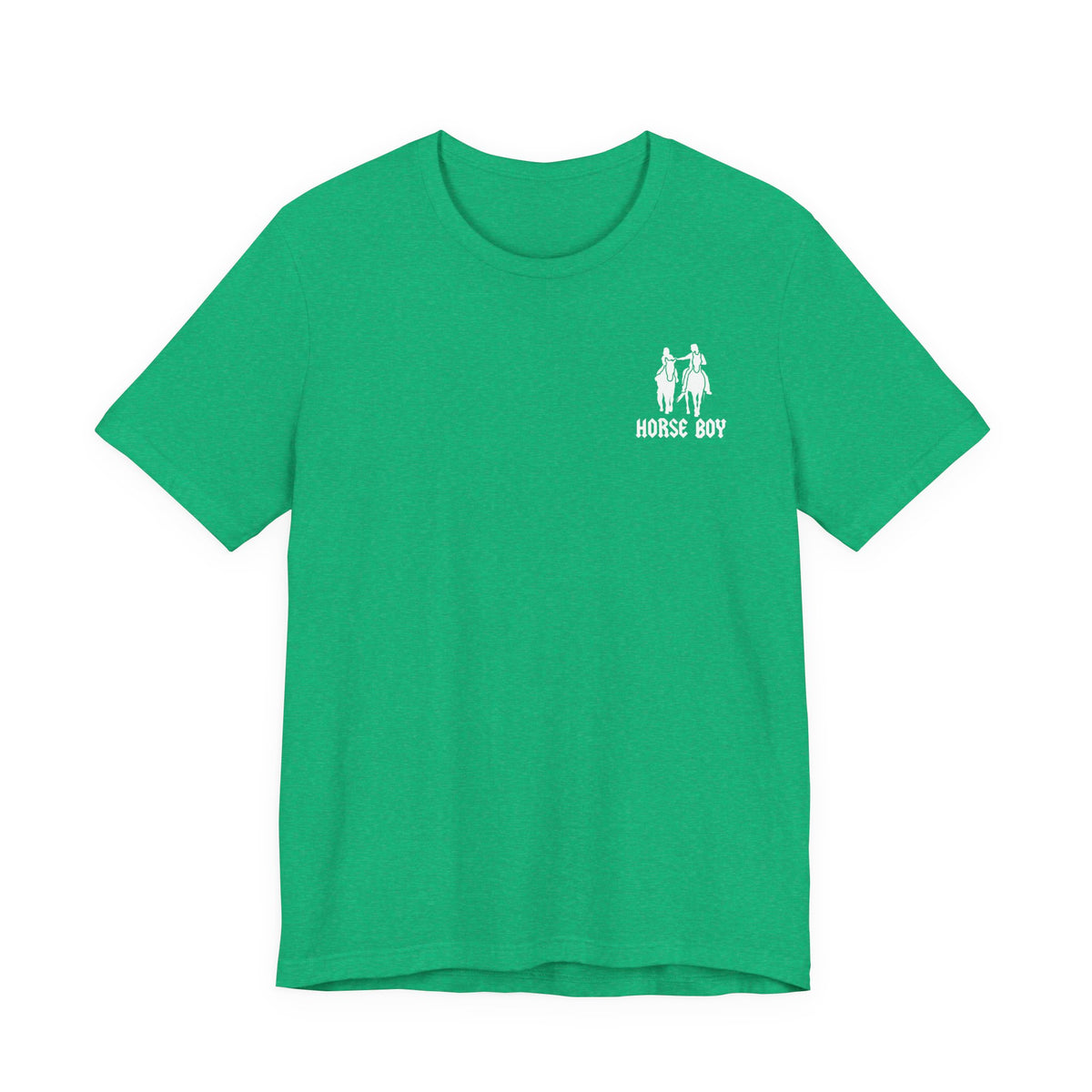Horse Boy Small White Logo T-Shirt