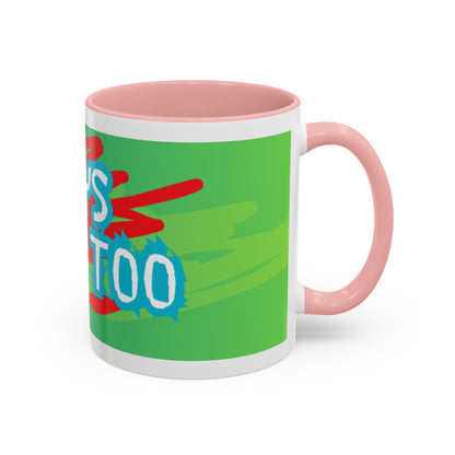 Boys Ride Too - US -  Coffee Mug (11, 15oz)