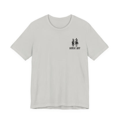 Horse Boy - Live Free Ride Free - Light colors -  Unisex Jersey Short Sleeve Tee